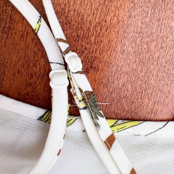 Old Navy White Floral Mini Dress Size M Multi-Color - Picture 8 of 13